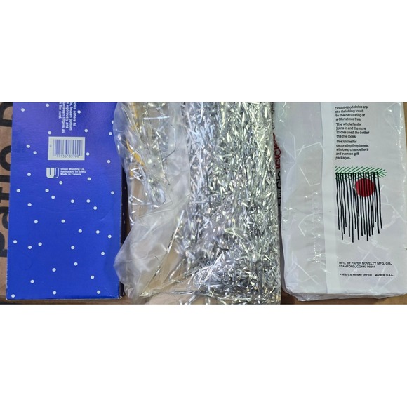 Christmas Holiday Tree Icicles Tinsel Garland Shimmering Decor - Picture 6 of 6